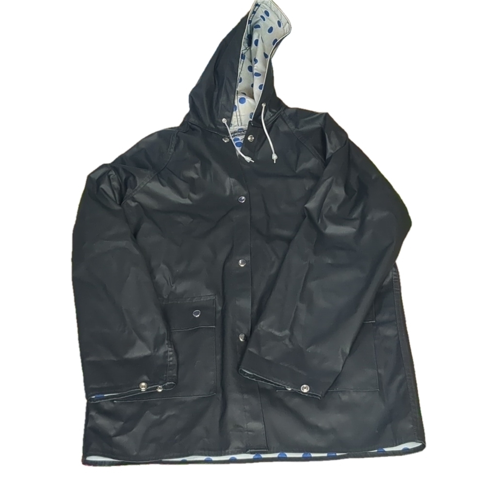 SHEDRAIN vinyl raincoat jacket size medium